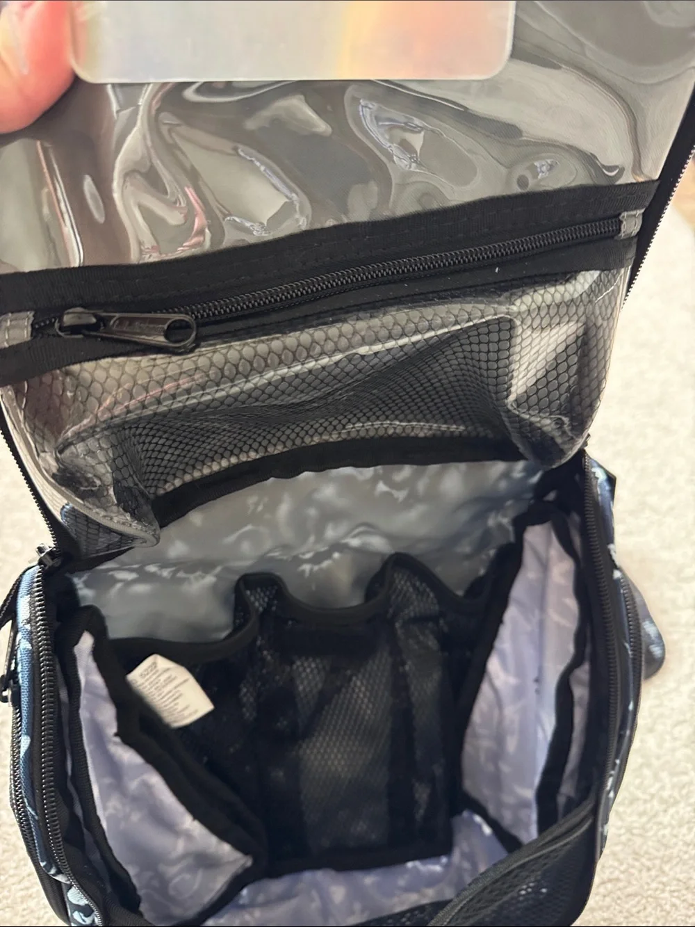 NWT L.L. Bean Floral Cosmetic Case Travel Toiletry Bag Vacation Luggage